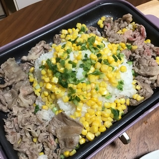 簡単時短ホットプレートご飯！